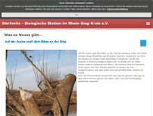 Tablet Screenshot of biostation-rhein-sieg.de